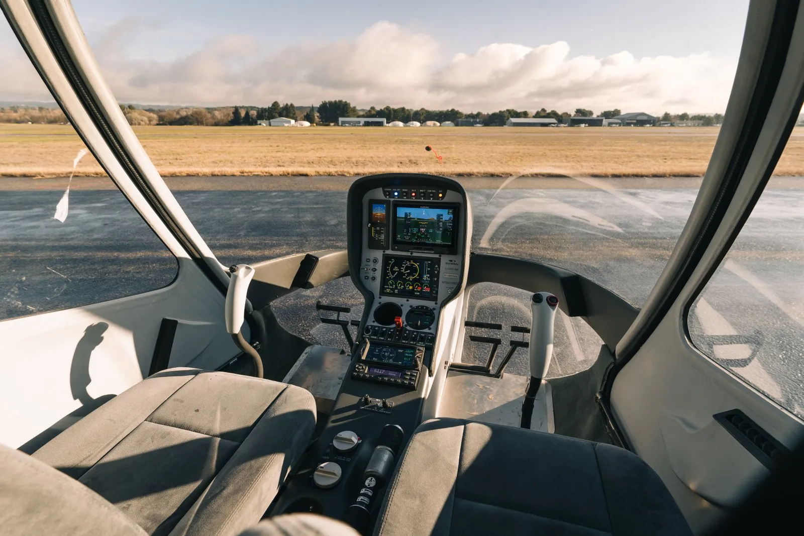 Helicopter cockpit